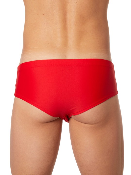 Grossiste lingerie homme : mini boxer rouge