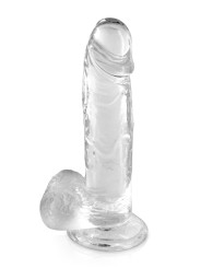 Grossiste sextoys : gode jelly transparent 20cm