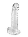 Grossiste sextoys : gode jelly transparent 20cm