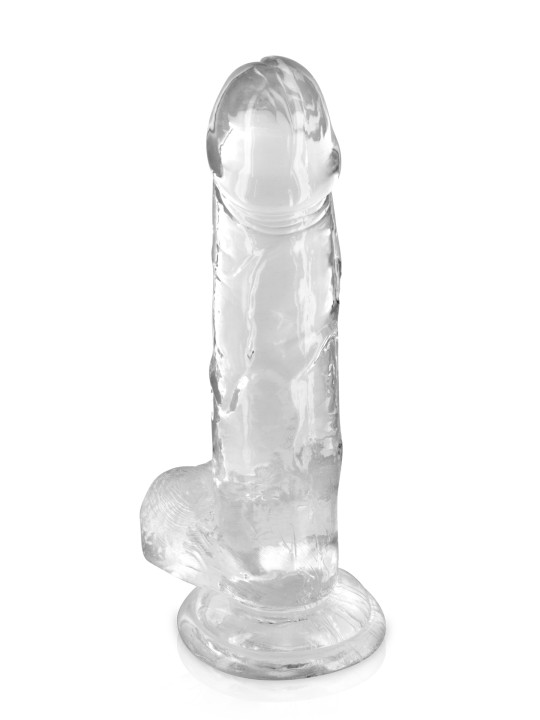 Grossiste sextoys : gode jelly transparent 20cm