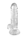 Grossiste sextoys : gode jelly transparent 20cm