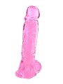 Grossiste sextoys : gode jelly rose 22cm