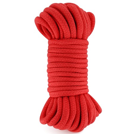 Grossiste bondage : corde rouge shibari 10m