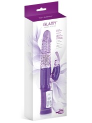 Grossiste vibromasseur rabbit violet billes rotatives