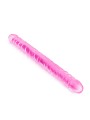 Grossiste sextoys dropshipping : double dong rose jelly 34cm