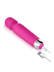 Fournisseur sextoys dropshipping : vibromasseur wand USB rose