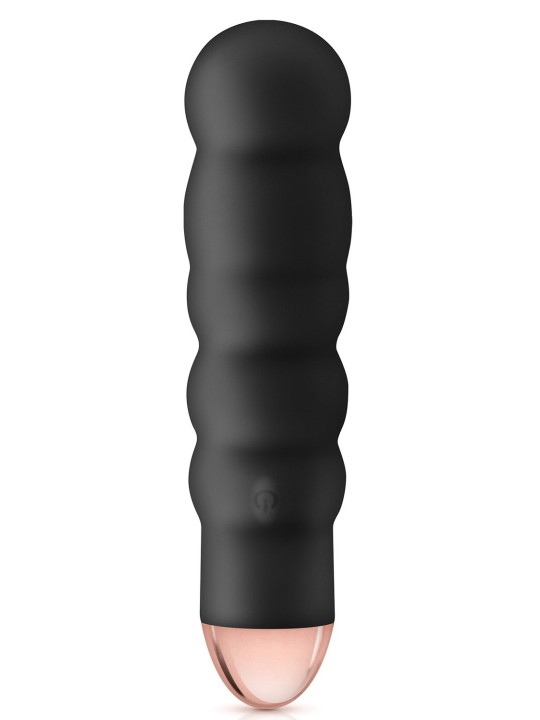 Fournisseur sextoys dropshipping : vibromasseur noir USB corps ondulé