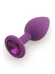 Fournisseur dropshipping de plug large violet avec bijou