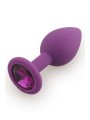 Fournisseur dropshipping de plug large violet avec bijou