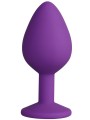 Fournisseur dropshipping de plug large violet avec bijou