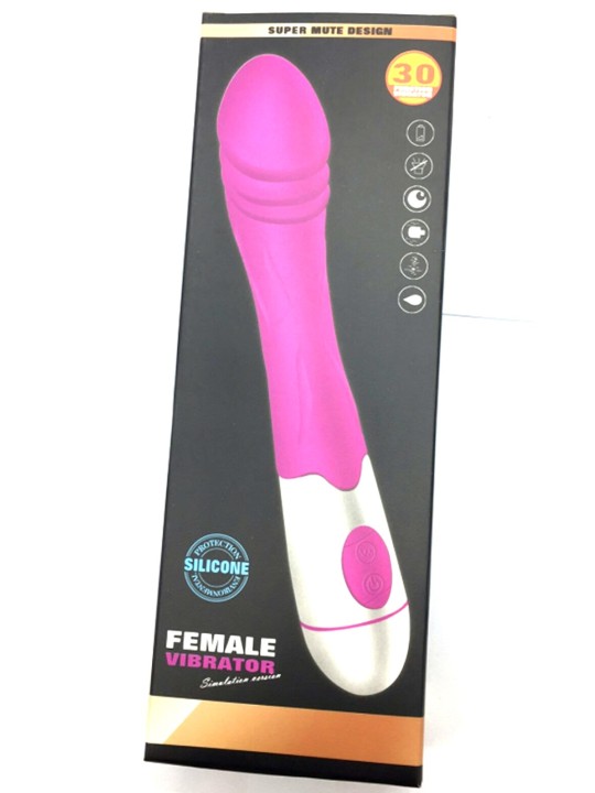 Grossiste sextoys Dropshipping : vibromasseur silencieux rose 30 programmes