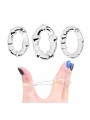 Fournisseur sextoys Dropshipping : 3 cockrings extensibles transparents