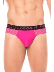 Fournisseur dropshipping string magenta dentelle douce et délicate pour homme