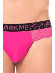 Fournisseur dropshipping string magenta dentelle douce et délicate pour homme