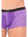 Grossiste dropshipping Mini-Pants violet homme en dentelle ou ouvert sur l'arrière