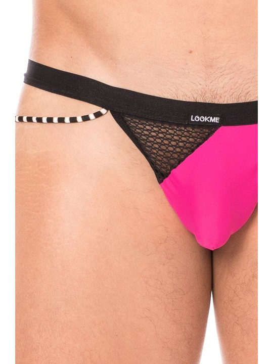 Fournisseur dropshipping string magenta opaque et filet avec cordelette design