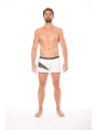 Fournisseur dropshipping boxer blanc sexy homme où se partage opacité, filet et cordelette