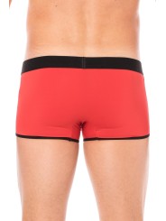 Fournisseur dropshipping Mini Pants rouge avec ceinture élastique et fermeture éclair pour homme