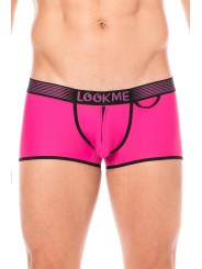 Fournisseur dropshipping Mini Pants magenta avec ceinture élastique et fermeture éclair pour homme