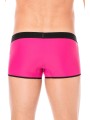 Fournisseur dropshipping Mini Pants magenta avec ceinture élastique et fermeture éclair pour homme