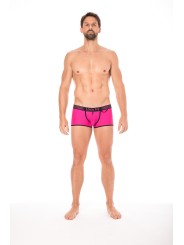 Fournisseur dropshipping Mini Pants magenta avec ceinture élastique et fermeture éclair pour homme