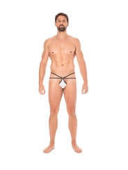 Fournisseur dropshipping Mini String sexy blanc pour homme avec poche en forme de goutte