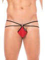 Fournisseur dropshipping Mini String sexy rouge pour homme avec poche en forme de goutte