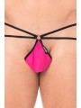 Fournisseur dropshipping Mini String sexy magenta pour homme avec poche en forme de goutte