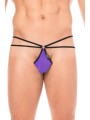 Fournisseur dropshipping Mini String sexy violet  pour homme avec poche en forme de goutte