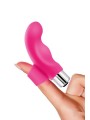 Fournisseur dropshipping mini vibromasseur USB en silicone, 10 vitesses sur une bague à monter sur votre doigt