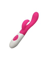 Fournisseur en dropshipping en vibromasseur rabbit rose avec 30 modes de vibration et avec picots.