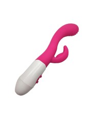 Fournisseur en dropshipping en vibromasseur rabbit rose avec 30 modes de vibration et avec picots.