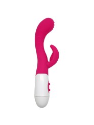 Fournisseur en dropshipping en vibromasseur rabbit rose avec 30 modes de vibration et avec picots.