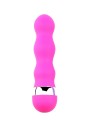 Fournisseur en dropshipping en mini vibromasseur rose avec une forme ondulée pour des plaisir plus intenses.