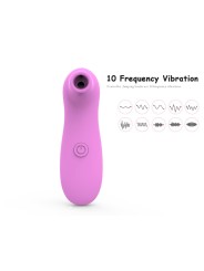 Dreamy Toys vous distributeur dropshipping avec ce Vibromasseur rose de poche avec 10 modes de succion