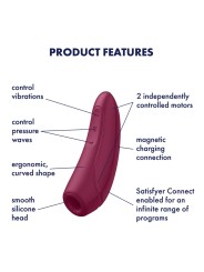 Grossiste satisfayer stimulateur clitoris Curvy 1+