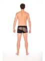 Grossiste lingerie masculine dropshipping : boxer noir opaque et transparent