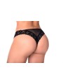 String sensuelle en dentelle et fine résille assorti de la marque Mapalé de chez votre distributeur CL.DIFFUSION