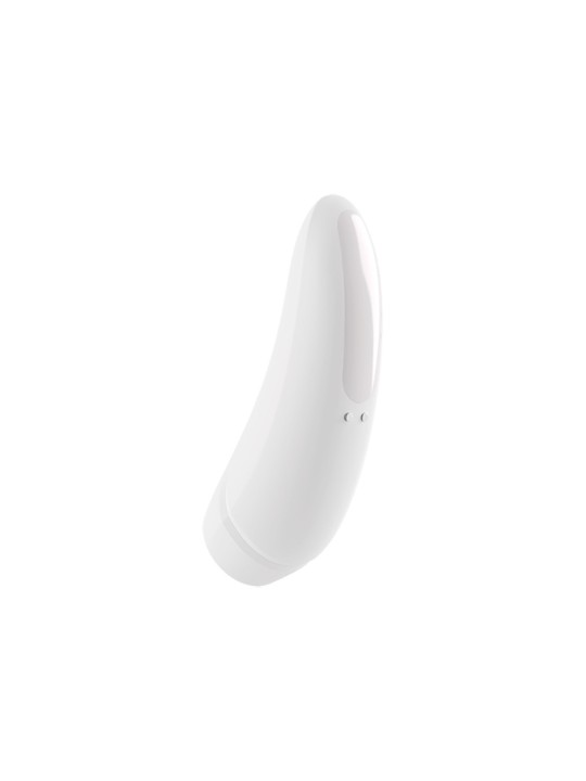 Grossiste satisfayer stimulateur clitoris blanc Curvy 1+