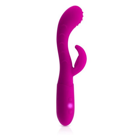 Grossiste dropshipping Yoba, vibromasseur rabbit rose point G 10 programmes rechargeable usb