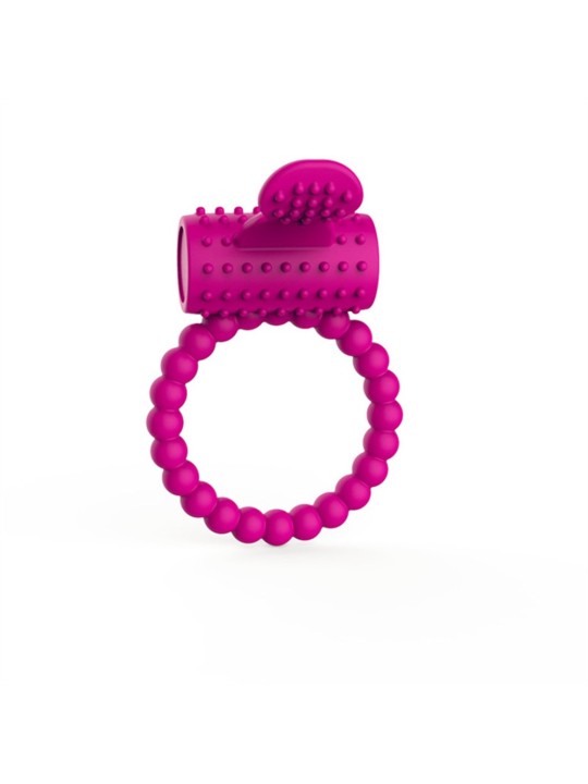 Votre grossiste Dreammy Toys, anneau pénien fuschia vibrant avec langue picots en dropshipping