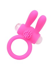 Distributeur anneau pénis retardant silicone rose vibrant de Dreamy Toys en dropshipping.