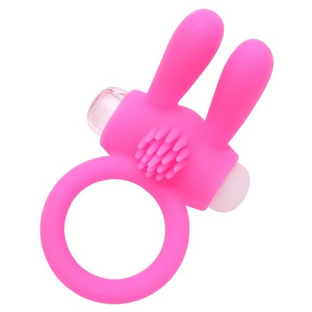 Distributeur anneau pénis retardant silicone rose vibrant de Dreamy Toys en dropshipping.