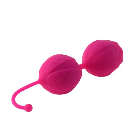 Boules de geisha rose de 2 boules fixes avec billes acier  en dropshipping de chez Dreazmy Toys