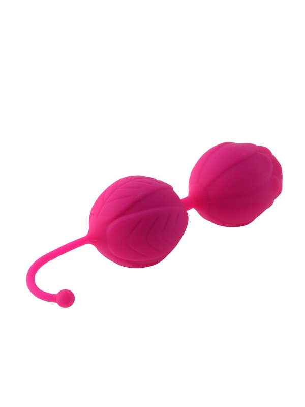 Boules de geisha rose de 2 boules fixes avec billes acier  en dropshipping de chez Dreazmy Toys