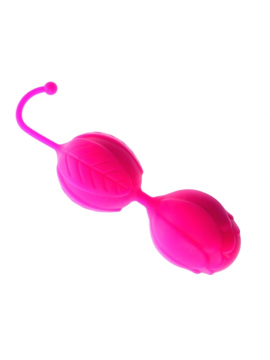 Boules de geisha rose de 2 boules fixes avec billes acier  en dropshipping de chez Dreazmy Toys