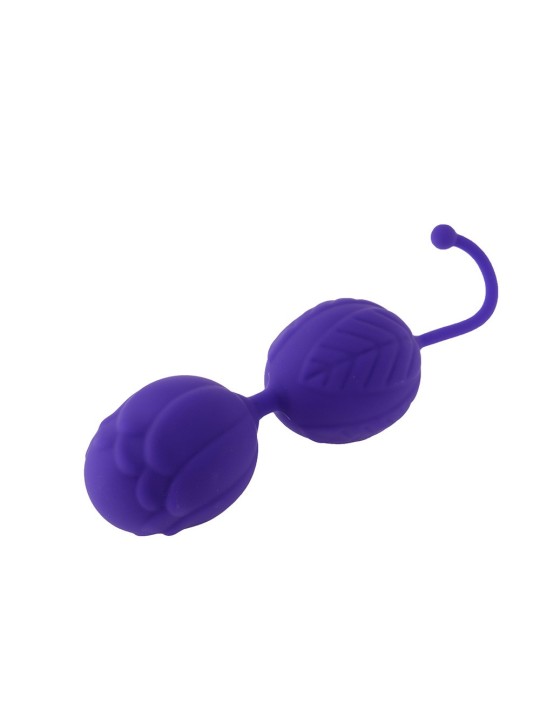 Boules de geisha violet de 2 boules fixes avec billes acier  en dropshipping de chez Dreazmy Toys