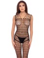 Bodystocking en résile noire de la marque Music Leg