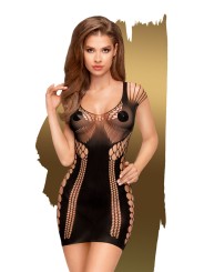 Mini Robe  noire sensuelle transparente de la marque de lingerie sexy Penthouse.