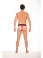 String rouge homme avec ceinture Lookme de chez votre grossiste en lingerie et sous vêtements pour homme.